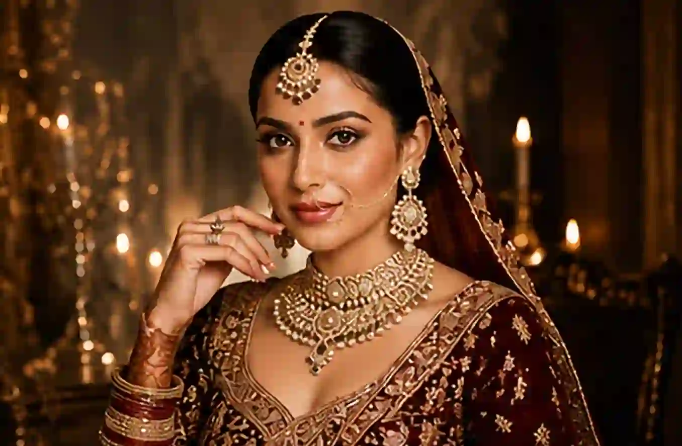 Indian bride in full traditional attire — Platinum Bridal Package